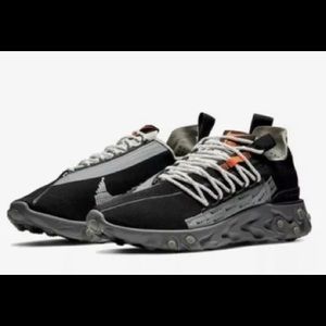 Size 10 - Nike React WR ISPA Gunsmoke Black